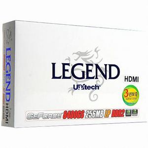 Unitech 지포스 8400GS LEGEND HDMI DDR2 256MB LP